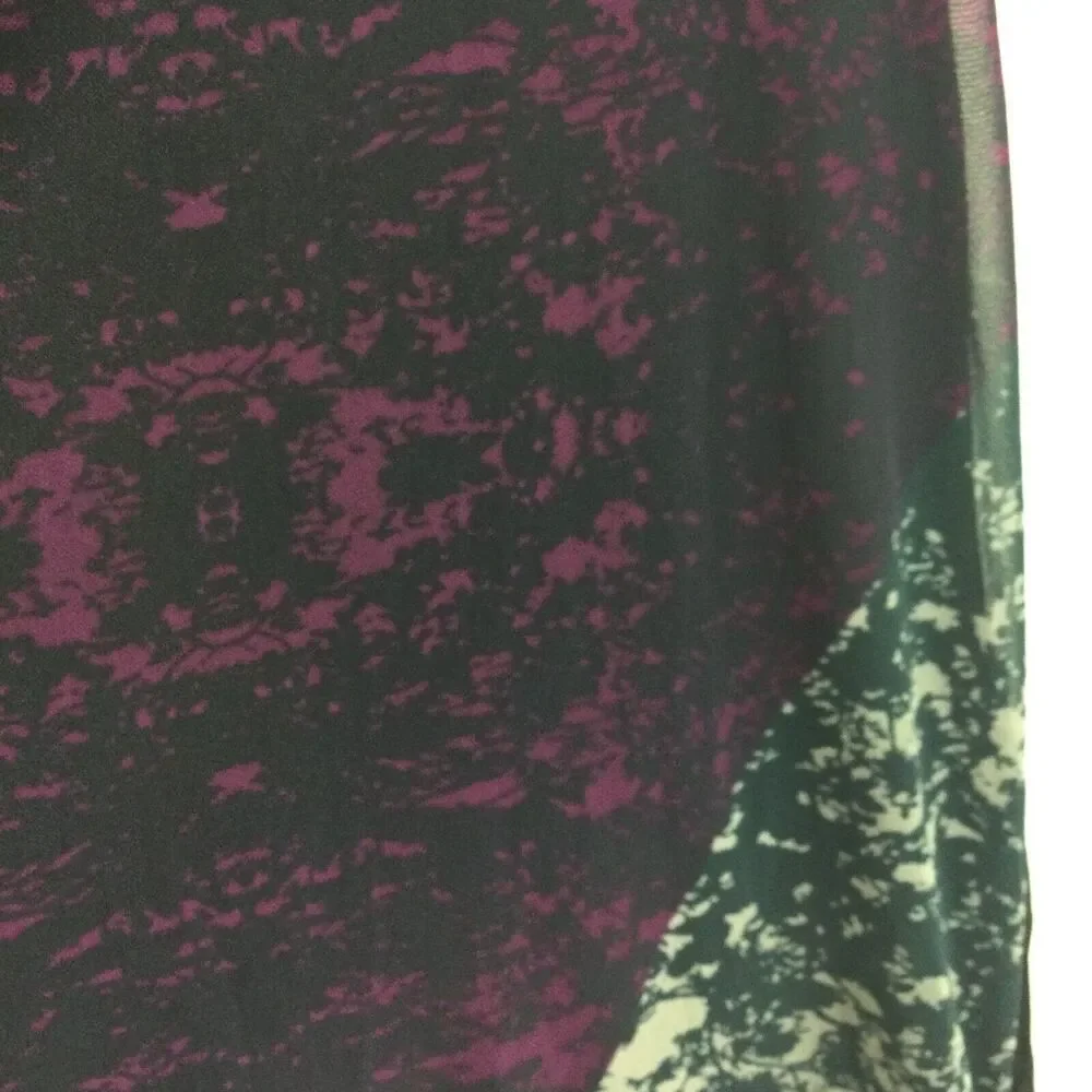 CAbi 559 Heart of Cabi Love Tank Tunic Racerback Tank Top Black/Purple S NWT - Picture 4 of 9